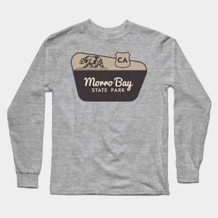 Morro Bay State Park California Welcome Sign Long Sleeve T-Shirt